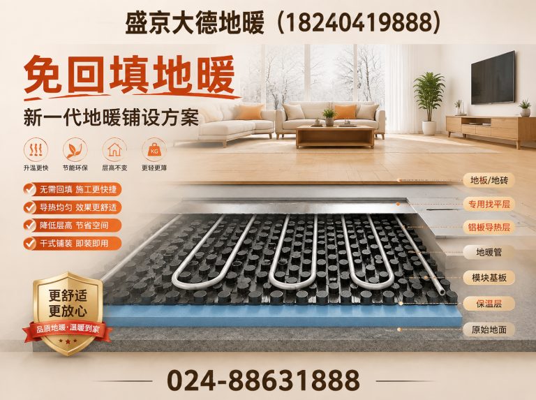 辽中区沈阳地暖安装展示图